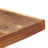 Dining Table 200x100x75 cm Solid Wood with Honey Finish - 45-Degree Angle