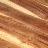 Dining Table 200x100x75 cm Solid Wood with Honey Finish - Rear View