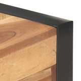Desk 110x50x76 cm Solid Wood - Top-Down View