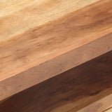 TV Cabinet 120x35x45 cm Solid Wood with Honey Finish - 45-Degree Angle