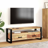 TV Cabinet 120x35x45 cm Solid Wood with Honey Finish
