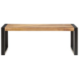 Coffee Table 110x60x40 cm Solid Wood - Front View