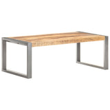 Coffee Table 110x60x40 cm Rough Mango Wood - Extra Image