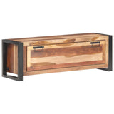 Shoe Cabinet 120x35x40 cm Solid Wood - Close-Up Angle