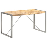 Dining Table 140x70x75 cm Solid Wood Mango - Extra Image
