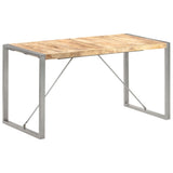 Dining Table 140x70x75 cm Solid Wood Mango - Extra Image