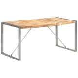 Dining Table 160x80x75 cm Solid Wood Mango - Extra Image
