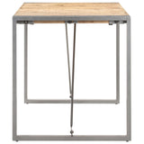 Dining Table 160x80x75 cm Solid Wood Mango - Side View