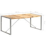 Dining Table 180x90x75 cm Solid Wood Mango