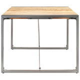 Dining Table 200x100x75 cm Solid Wood Mango - Side View