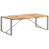Dining Table 220x100x75 cm Solid Wood Mango - Extra Image