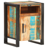 Bedside Cabinet 40x35x55 cm Solid Wood Reclaimed - Low Angle