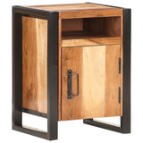 Bedside Cabinet 40x35x55cm Solid Acacia Wood - Low Angle