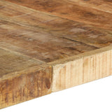 Dining Table 140x140x75 cm Solid Wood Mango - 45-Degree Angle
