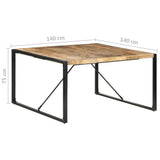 Dining Table 140x140x75 cm Solid Wood Mango