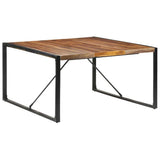 Dining Table 140x140x75 cm Solid Wood - Low Angle