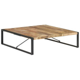 Coffee Table 140x140x40 cm Solid Wood Mango - Extra Image