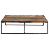 Coffee Table 140x140x40 cm Solid Wood Reclaimed