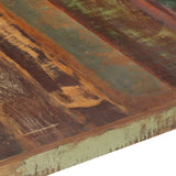 Coffee Table 140x140x40 cm Solid Wood Reclaimed - 45-Degree Angle