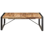 Coffee Table 120x120x40 cm Solid Wood Mango