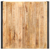 Coffee Table 120x120x40 cm Solid Wood Mango - Side View