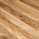 Coffee Table 120x120x40 cm Solid Wood Mango - 45-Degree Angle
