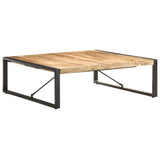 Coffee Table 120x120x40 cm Solid Wood Mango - Extra Image