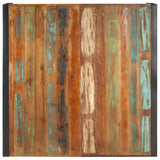 Coffee Table 120x120x40 cm Solid Wood Reclaimed - Side View
