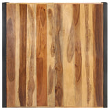 Coffee Table 120x120x40 cm Solid Wood - Side View
