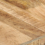 Coffee Table 120x120x40 cm Solid Wood Mango - 45-Degree Angle