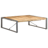 Coffee Table 120x120x40 cm Solid Wood Mango - Extra Image