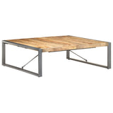 Coffee Table 120x120x40 cm Solid Wood Mango - Extra Image