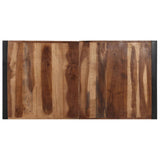 Coffee Table 140x70x40 cm Solid Wood - Side View