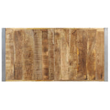 Coffee Table 140x70x40 cm Solid Wood Mango - Side View