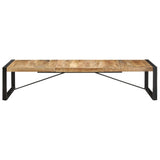 Coffee Table 180x90x40 cm Solid Wood Mango - Front View