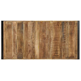 Coffee Table 180x90x40 cm Solid Wood Mango - Side View