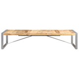Coffee Table 180x90x40 cm Solid Wood Mango - Front View