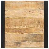 Dining Table 60x60x75 cm Solid Wood Mango - Top-Down View