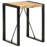Dining Table 60x60x75 cm Solid Wood Mango - Low Angle