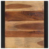 Dining Table 60x60x75 cm Solid Acacia Wood - Top-Down View