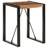 Dining Table 60x60x75 cm Solid Acacia Wood - Rear View