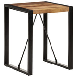 Dining Table 60x60x75 cm Solid Acacia Wood - Low Angle