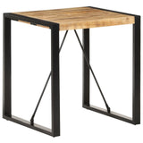Dining Table 70x70x75 cm Solid Wood Mango - Low Angle