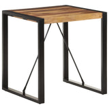 Dining Table 70x70x75 cm Solid Acacia Wood - Rear View