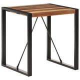 Dining Table 70x70x75 cm Solid Acacia Wood - Close-Up Angle
