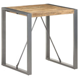 Dining Table 70x70x75 cm Solid Wood Mango - Extra Image