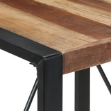 Dining Table 80x80x75 cm Solid Wood - Top-Down View