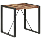 Dining Table 80x80x75 cm Solid Wood - Low Angle