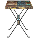 Dining Table 120x60x76 cm Solid Reclaimed Wood - Side View