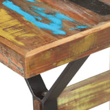 Dining Table 140x70x76 cm Solid Reclaimed Wood - 45-Degree Angle
